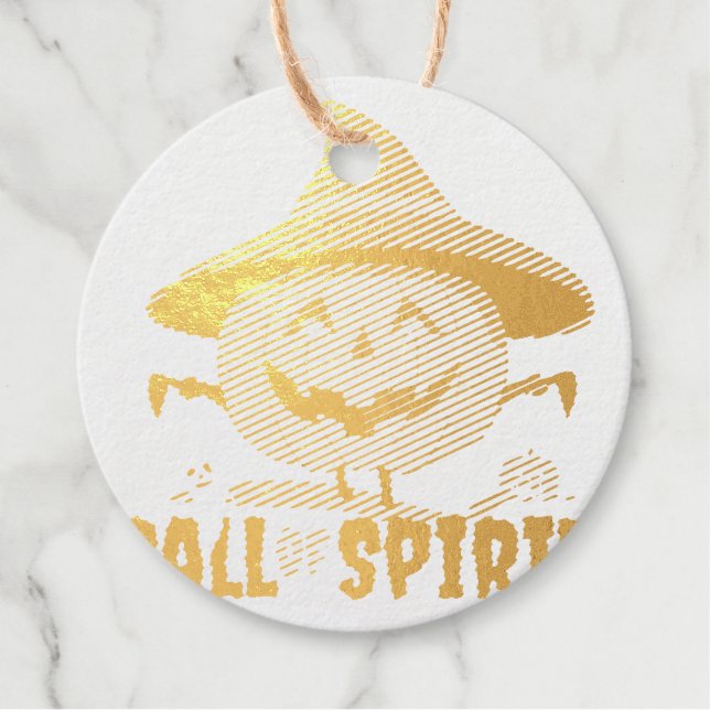 Étiquette-cadeau Appel de l'Esprit d'Halloween (Devant)