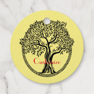 Étiquette-cadeau Arbre de vie Thunder_Cove