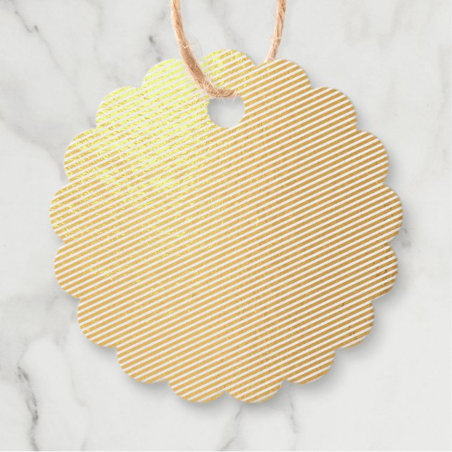 Étiquette-cadeau Balise Foil Favor (Devant)