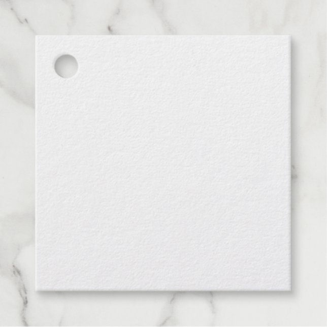 Étiquette-cadeau Balise Foil Favor (Devant)