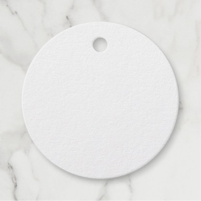 Étiquette-cadeau Balise Foil Favor (Devant)