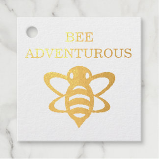 Étiquette-cadeau Balises Foil Foil Adventurous