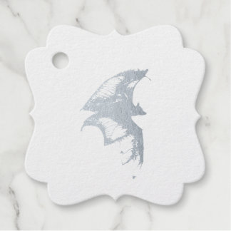 Étiquette-cadeau Chauves-souris vampires gothiques