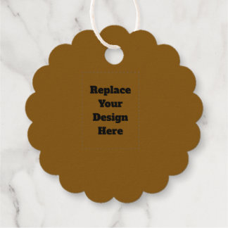 Étiquette-cadeau Create Your Own Brown
