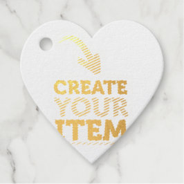 Étiquette-cadeau CRÉEZ-VOTRE-PROPRE Mariage coeur personnalisé télé