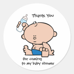 Étiquette cadeau de Baby shower Merci