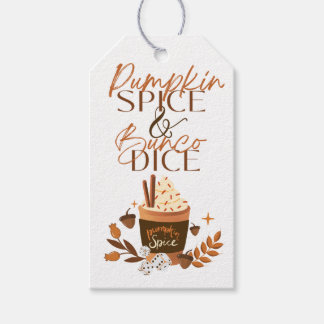 Étiquette cadeau de Bunco d'automne - Étiquette Me