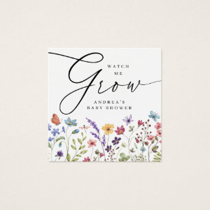 Étiquette cadeau de Favoriser Baby shower de fleur