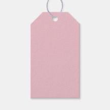 Étiquette cadeau de fête rose