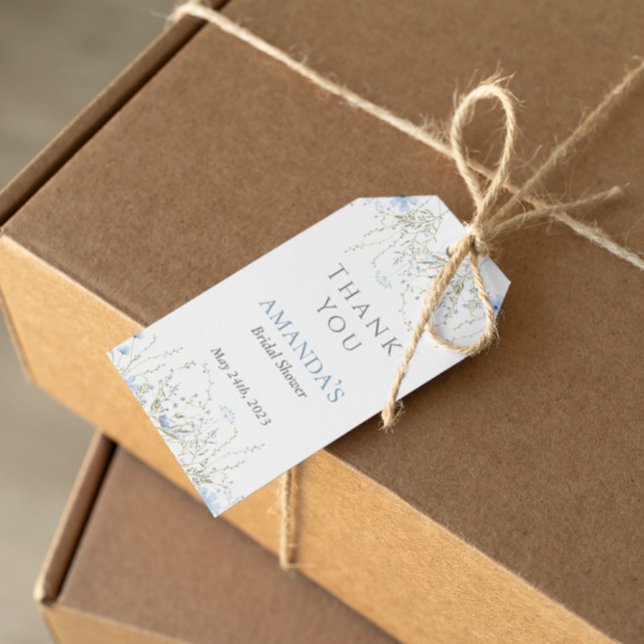 Étiquette cadeau de la Fête des mariées de Fleur s (Créateur téléchargé)