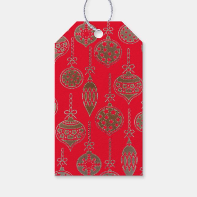 Étiquette cadeau de Noël (Devant)