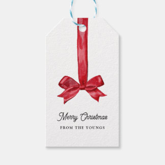 Étiquette cadeau de Noël