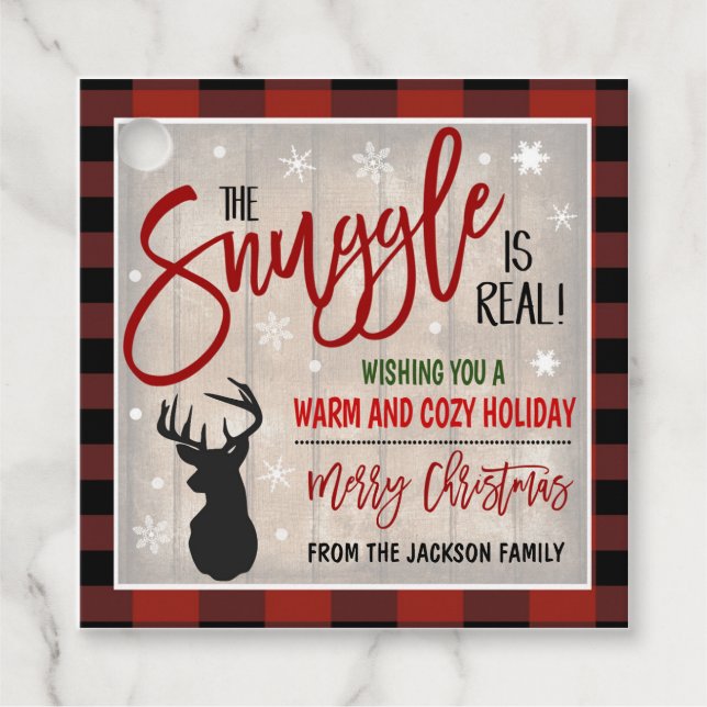 Étiquette cadeau de Noël (Devant)