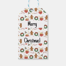 étiquette cadeau de Noël
