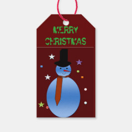 étiquette cadeau de Noël