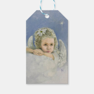 Étiquette cadeau de Noël Angel