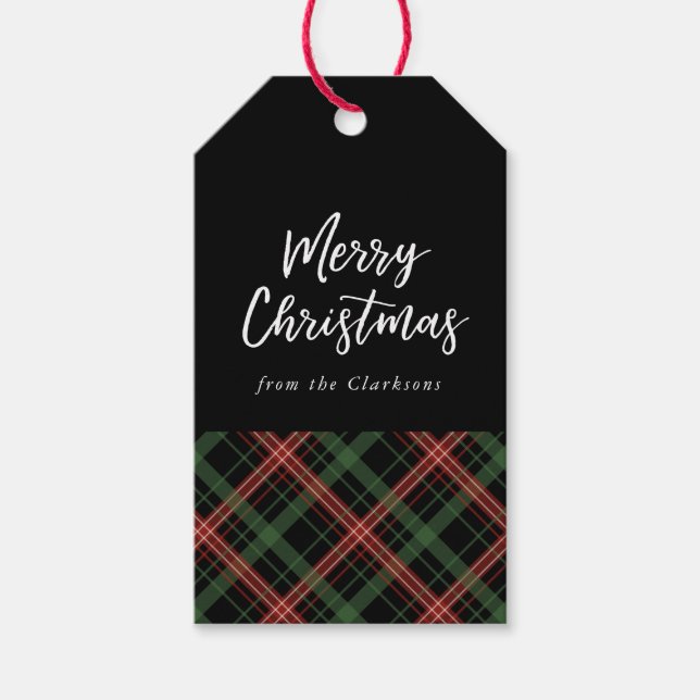 Étiquette cadeau de Noël, étiquette cadeau de Noël (Devant)