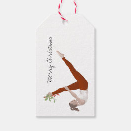 Étiquette cadeau de Noël Pilates