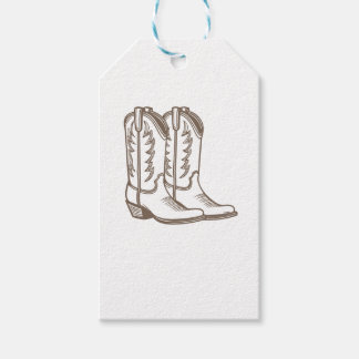 Étiquette cadeau de remerciement pour bottes de co