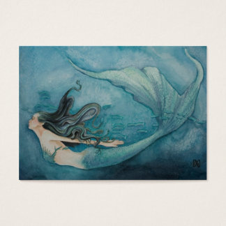 Étiquette cadeau de sirène