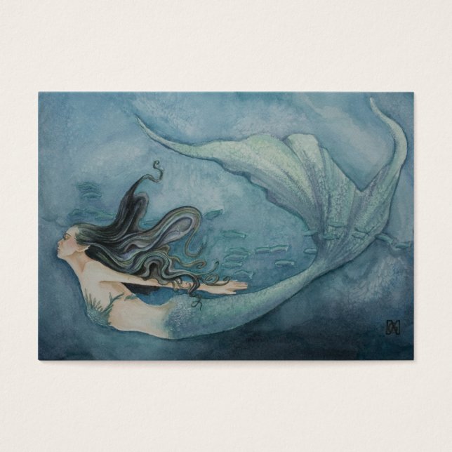 Étiquette cadeau de sirène 2 (Devant)