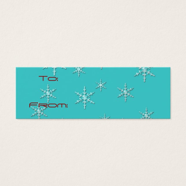 étiquette cadeau des fêtes heureuses (Devant)