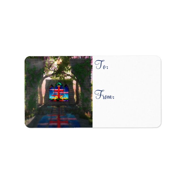 Étiquette cadeau Eternal Light Pâques (Devant)