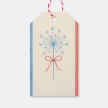 Étiquette cadeau Étoile filante 