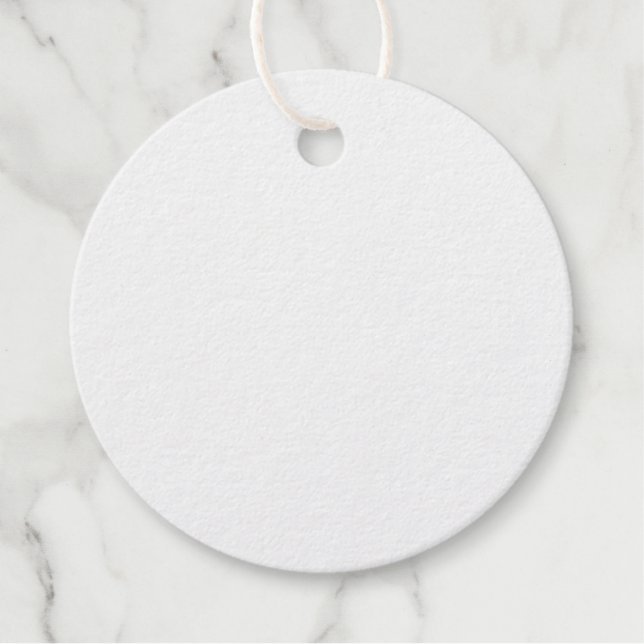 Étiquette-cadeau Favoriser l'étiquette en feuille (Devant)