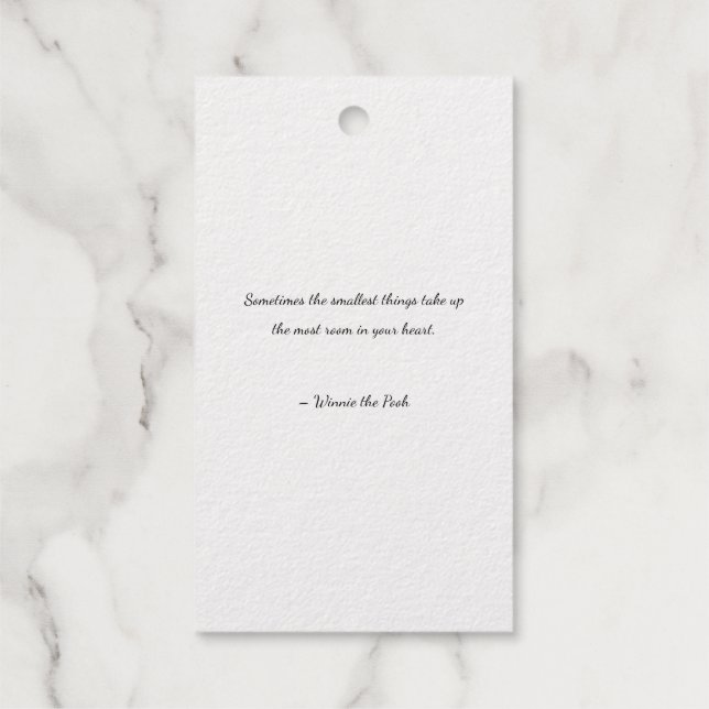 Étiquette cadeau Foil (Verso)