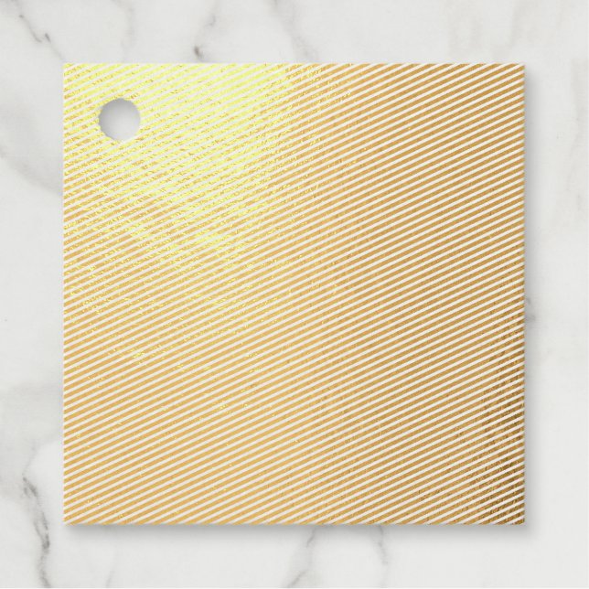 Étiquette cadeau Foil (Devant)