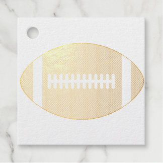 Étiquette-cadeau Football aigu