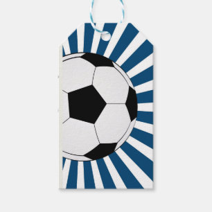 étiquette cadeau football soccer