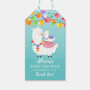 Étiquette cadeau Fun Llama Mama Baby shower Favori