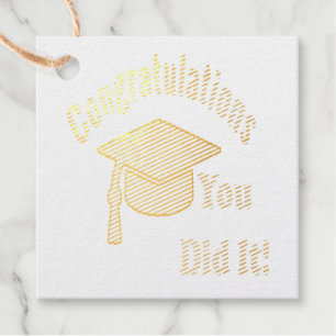 Étiquette-cadeau Graduation - tag cadeau