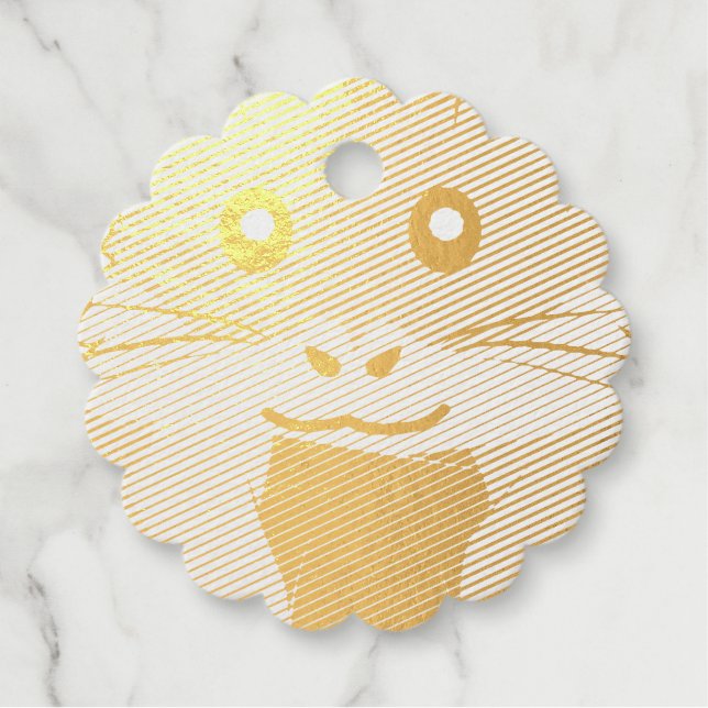 Étiquette-cadeau Hamster joyeux et léger (Devant)