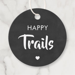 Étiquette cadeau Happy Trails, Noix & mélange de r