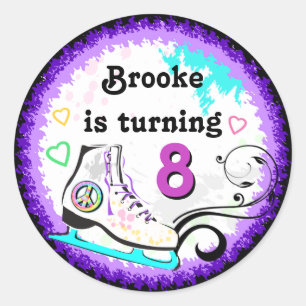 Étiquette cadeau Hip and Coloror Ice Skate