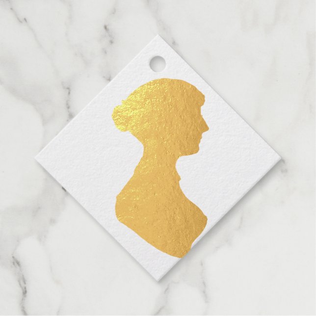 Étiquette-cadeau Jane Austen (Devant)