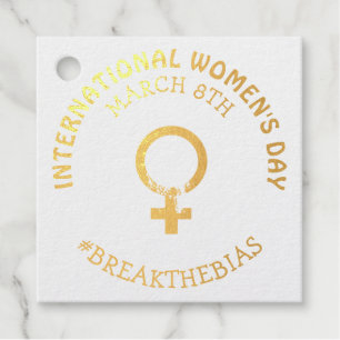Étiquette-cadeau Journée internationale de la femme   8 mars