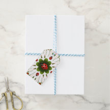 Étiquette cadeau Ladybug