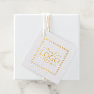 Étiquette-cadeau Logo d'entreprise personnalisé