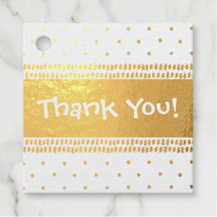 Étiquette-cadeau Merci Personnalisé Spotty Motif