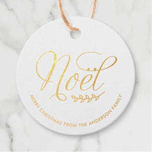 Étiquette-cadeau NOEL Joyeux Noël Photo personnalisée