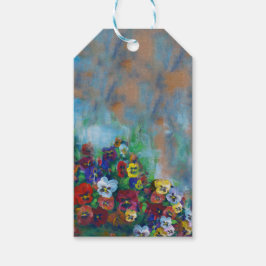 Étiquette cadeau Pansy