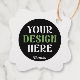 Étiquette-cadeau personnalisé, unique, élégant & minimaliste hershe