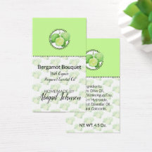 Étiquette Cadeau pour Baume de Corps & Bain Maison