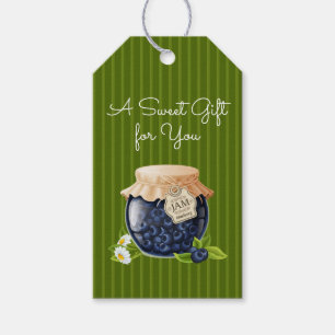Étiquette cadeau pour confiture de mûres