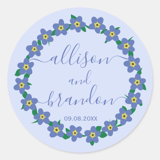 Étiquette cadeau pour Mariage de couronne (Devant)