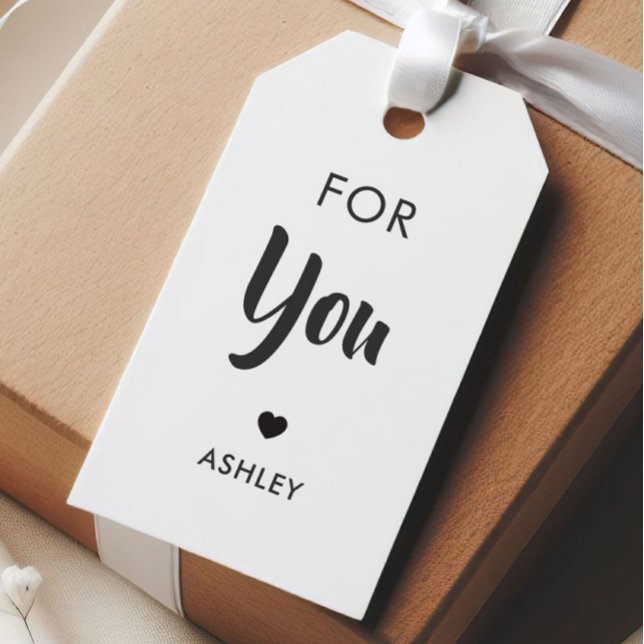 Étiquette cadeau pour vous, étiquette pour toutes  (Créateur téléchargé)